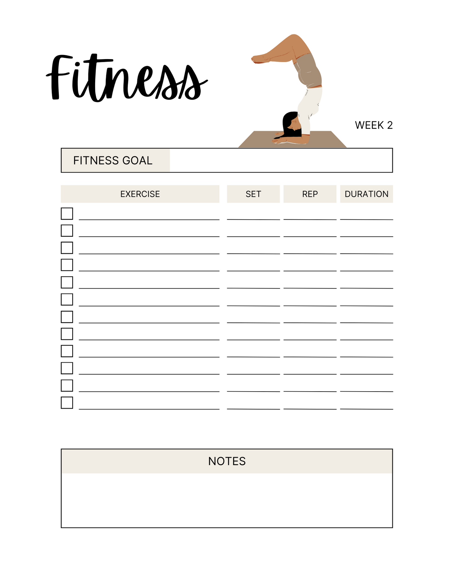 Simple PLR Digital Planner Hyperlinked