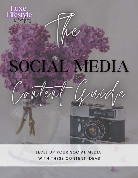 The Social Media Content Guide