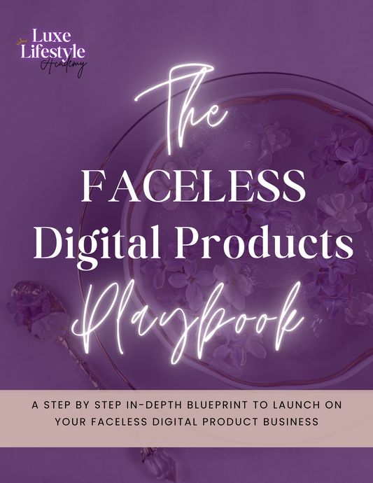 The Faceless Digital Product Playbook
